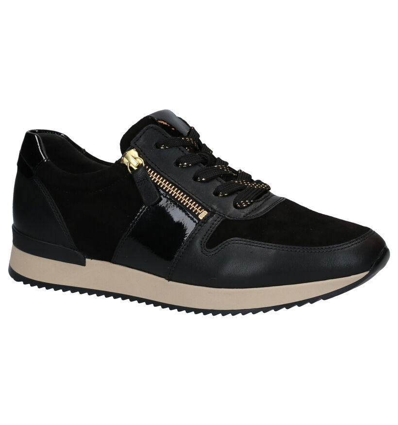 Gabor Best Fitting Chaussures à lacets en Noir en daim (297407)