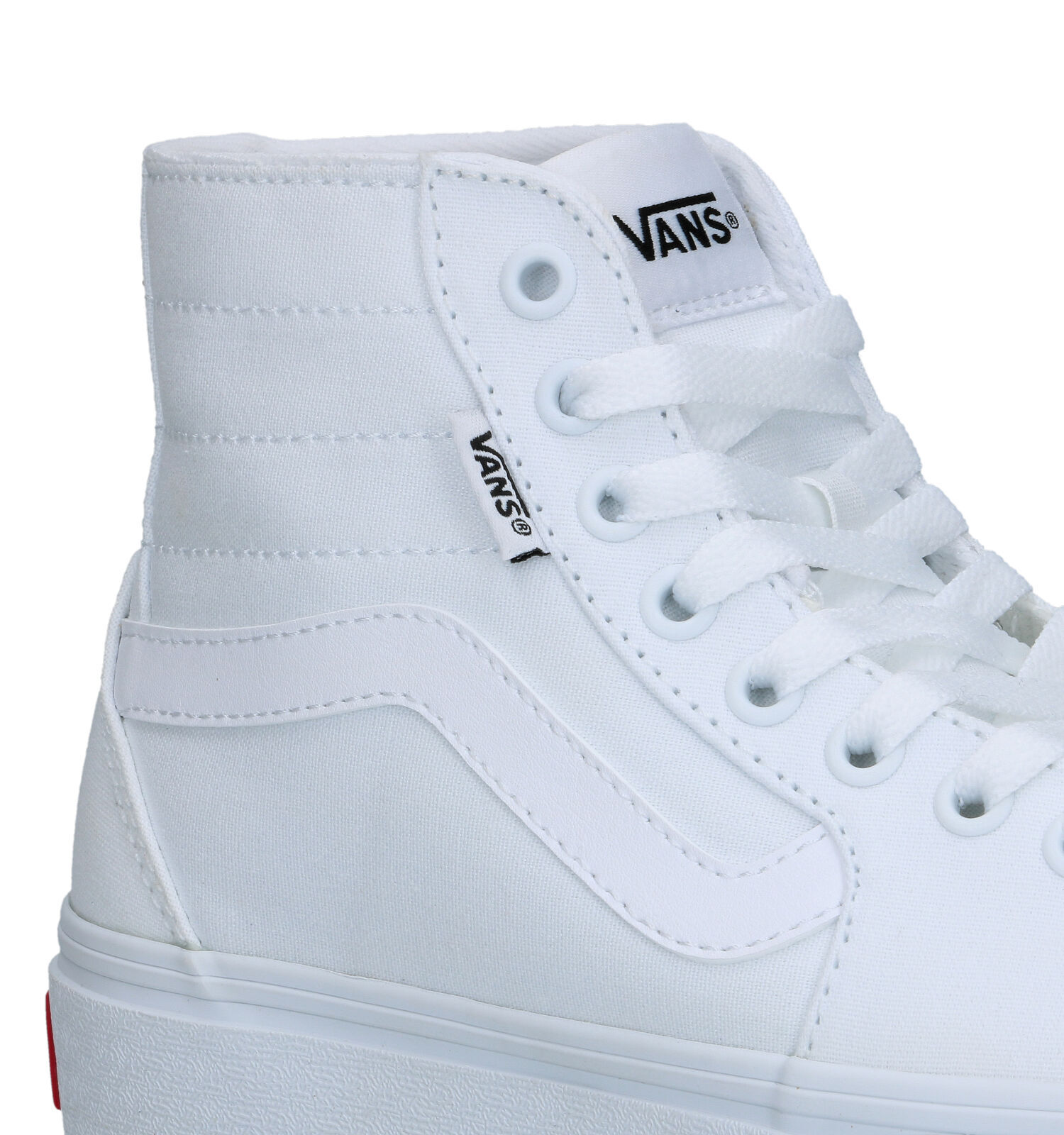 Witte vans dames online
