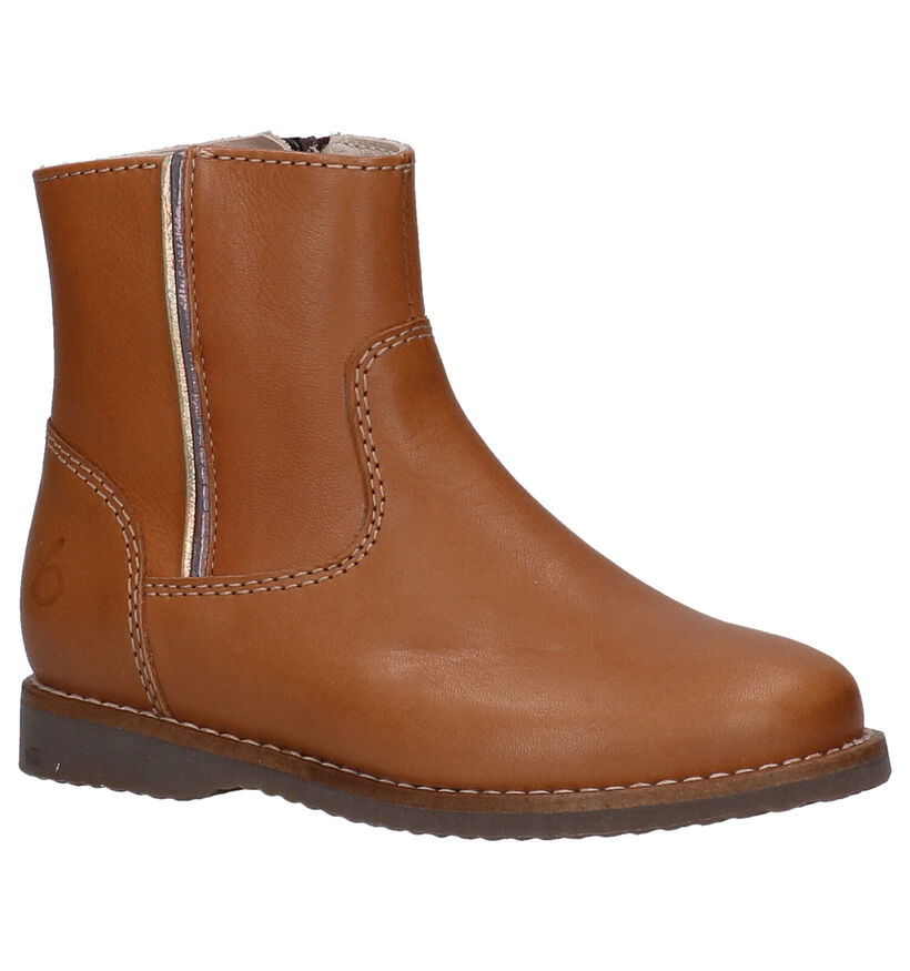 Beberlis Bottes courtes en Cognac en cuir (281113)