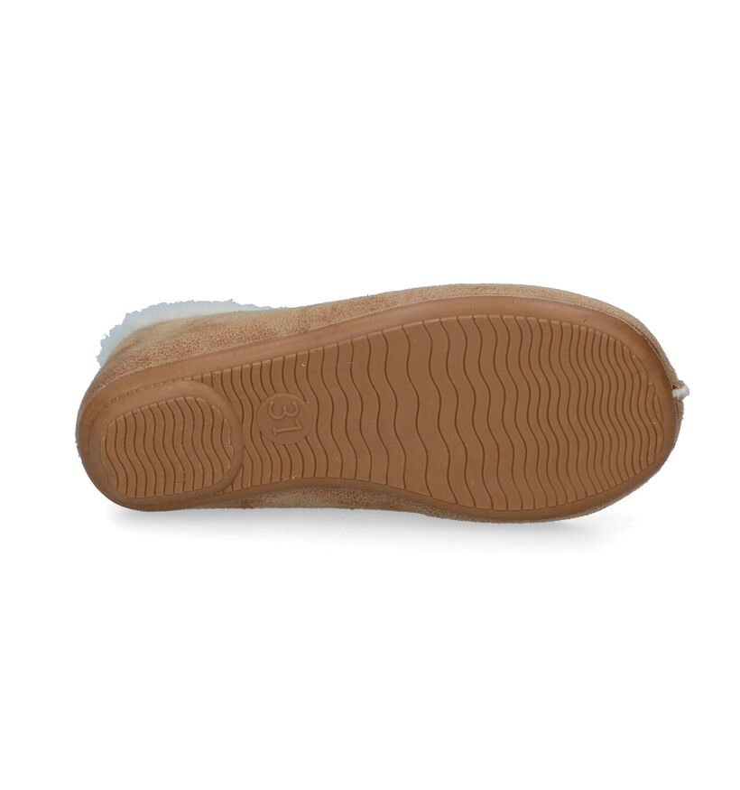 Hampton Bays Pantoufles fermées en Beige foncé pour filles (317185)