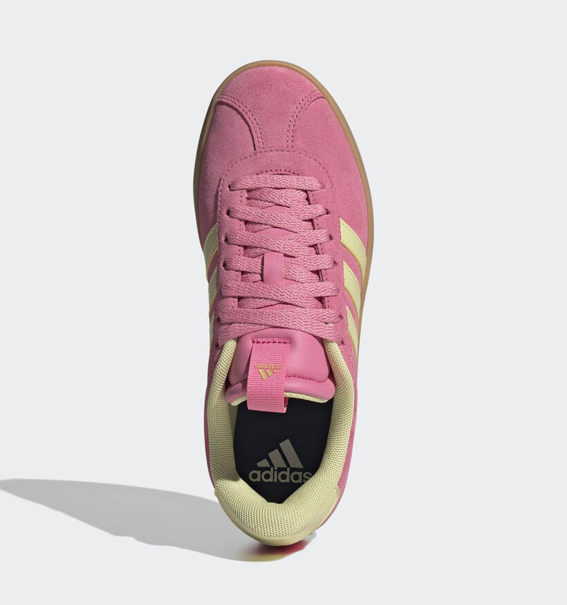 adidas VL Court 3.0 Roze/Gele Sneakers voor dames (359456) - geschikt voor steunzolen