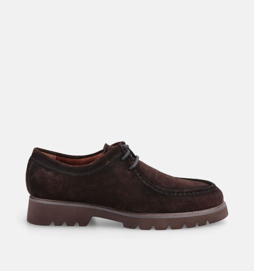 Tamaris Men Donkerbruine Veterschoenen voor heren (378411) - geschikt voor steunzolen