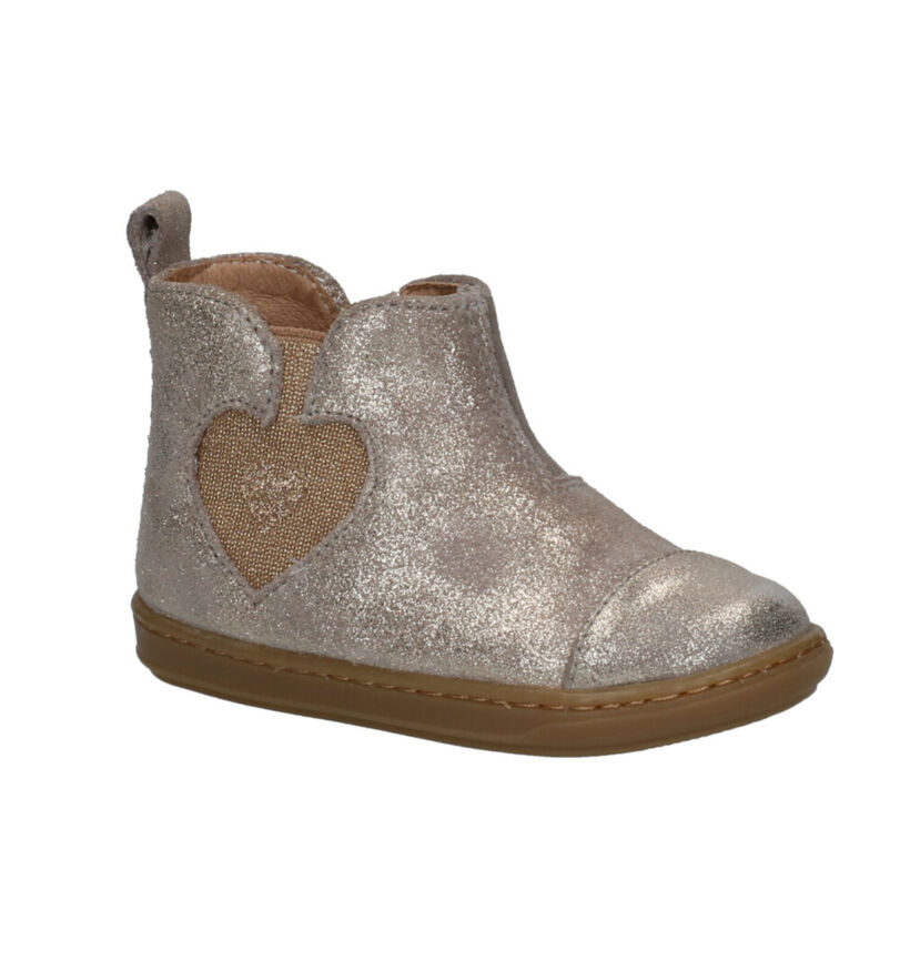 Shoo Pom Bouba Love Gouden Babyschoenen in leer (255210)