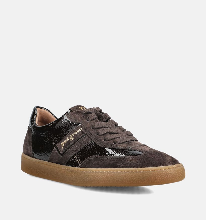 Paul Green Donkerbruine Sneakers voor dames (379787)