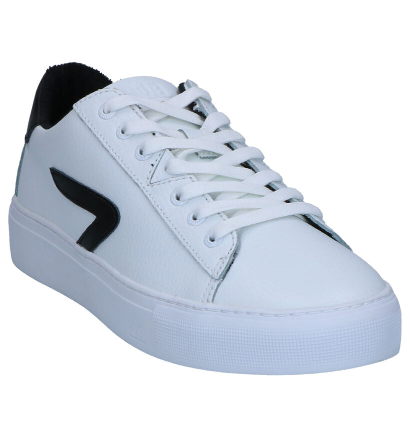 Hub HOOK-Z Witte Sneakers in leer (267846)