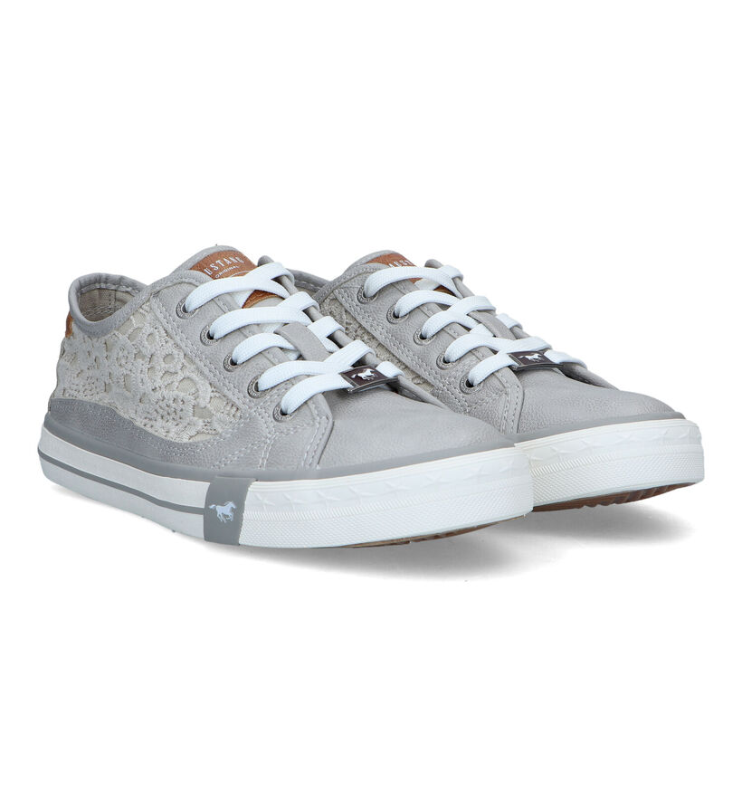 Mustang Grijze Sneakers voor dames (320429)