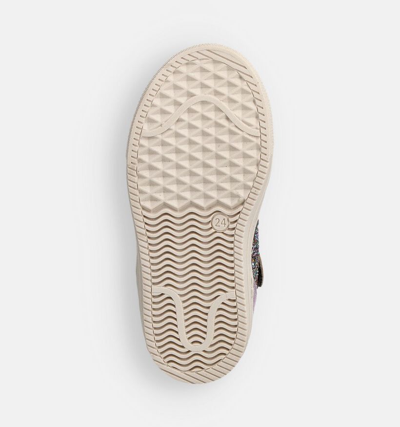 FR by Romagnoli Baskets montantes en Rose/Or pour filles (364580) - pour semelles orthopédiques