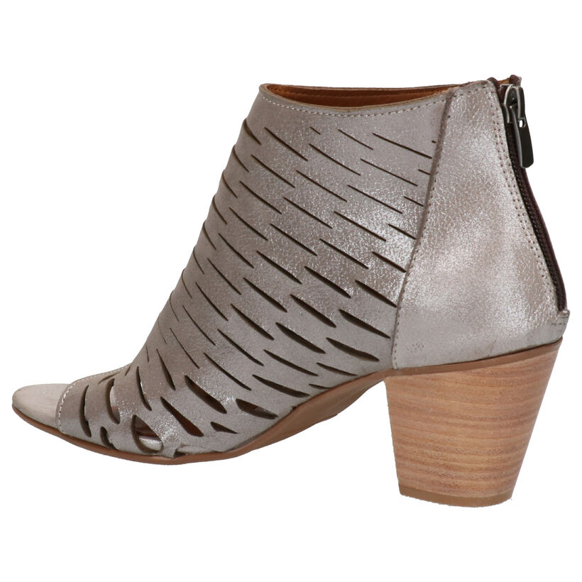 Baboos Sandales à talons en Taupe en nubuck (276061)