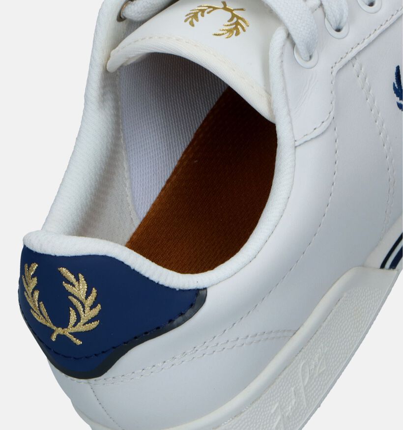 Fred Perry B722 Witte Veterschoenen voor heren (336280) - geschikt voor steunzolen