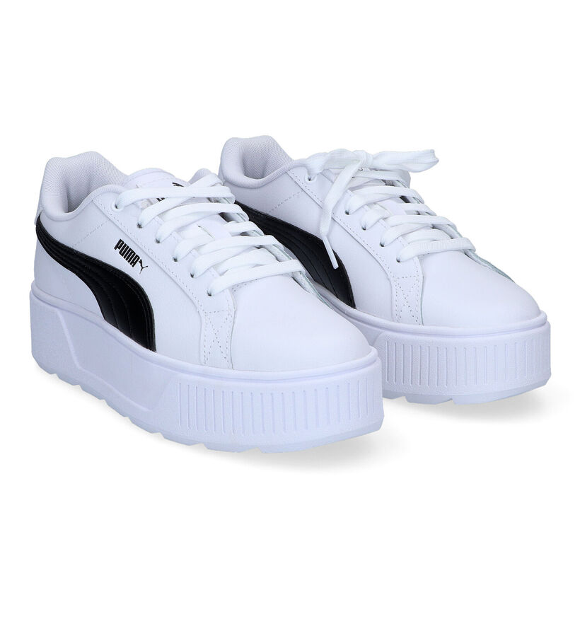 Puma Karmen Witte Sneakers voor dames (301371) - geschikt voor steunzolen