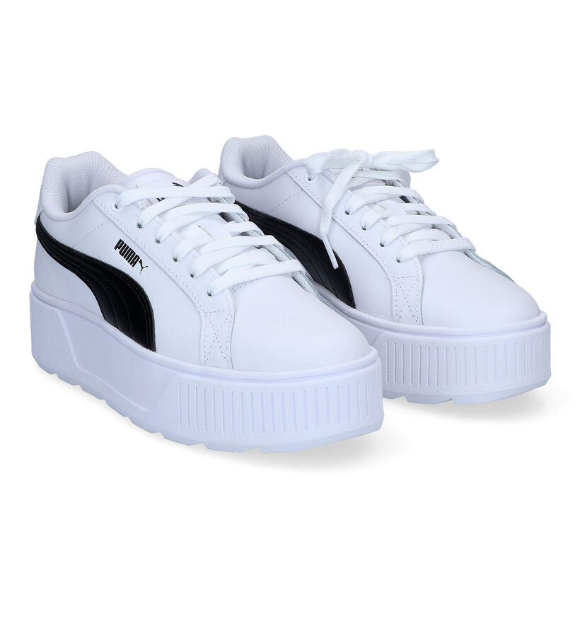 Puma Karmen Baskets en Blanc pour femmes (301371) - pour semelles orthopédiques