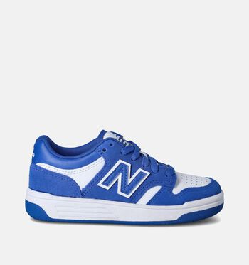 New Balance 480 Low Sneakers Black/ White/Black/Marine Blue/Team Red
