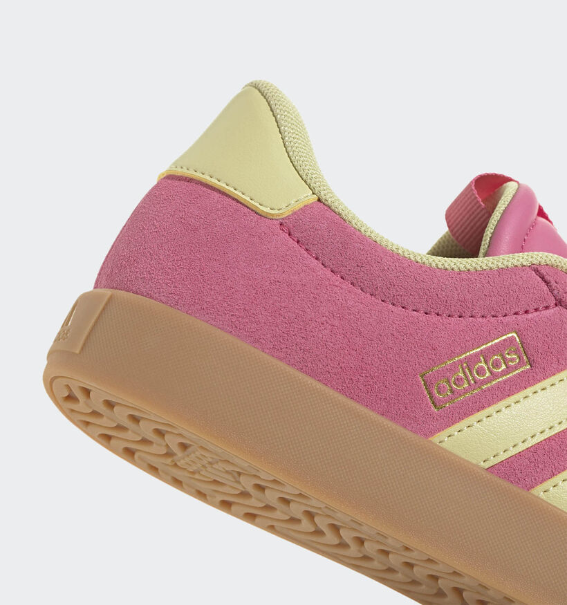 adidas VL Court 3.0 Roze/Gele Sneakers voor dames (359456) - geschikt voor steunzolen