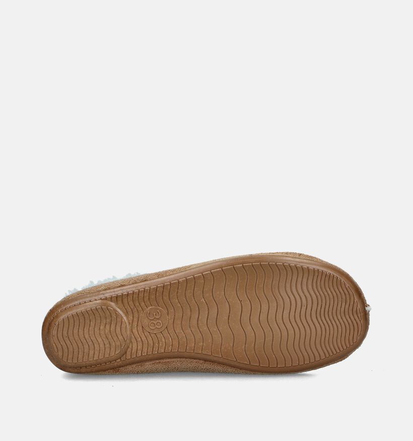 Torfs Home Pantoufles fermées en Beige pour femmes (349200)