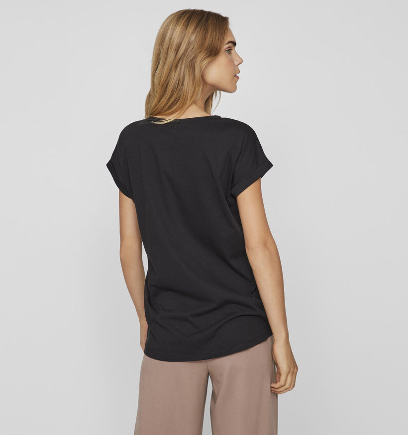 Vila Vidreamers Zwarte T-shirt voor dames (361338)