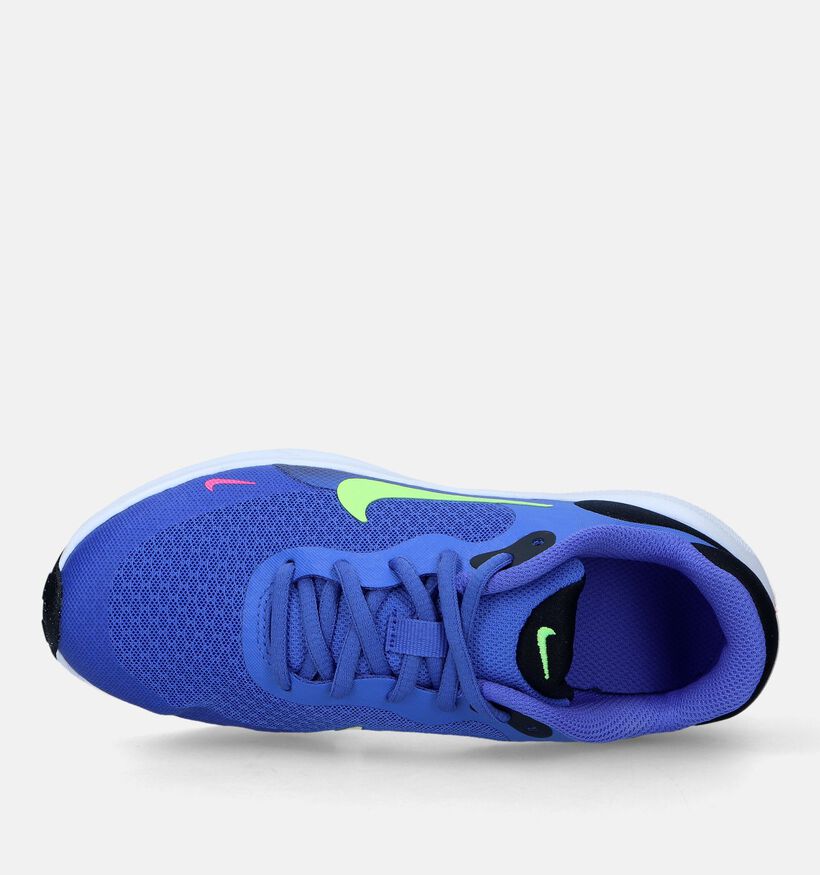 Nike Revolution 7 GS Blauwe Sneakers voor jongens, meisjes (332365)