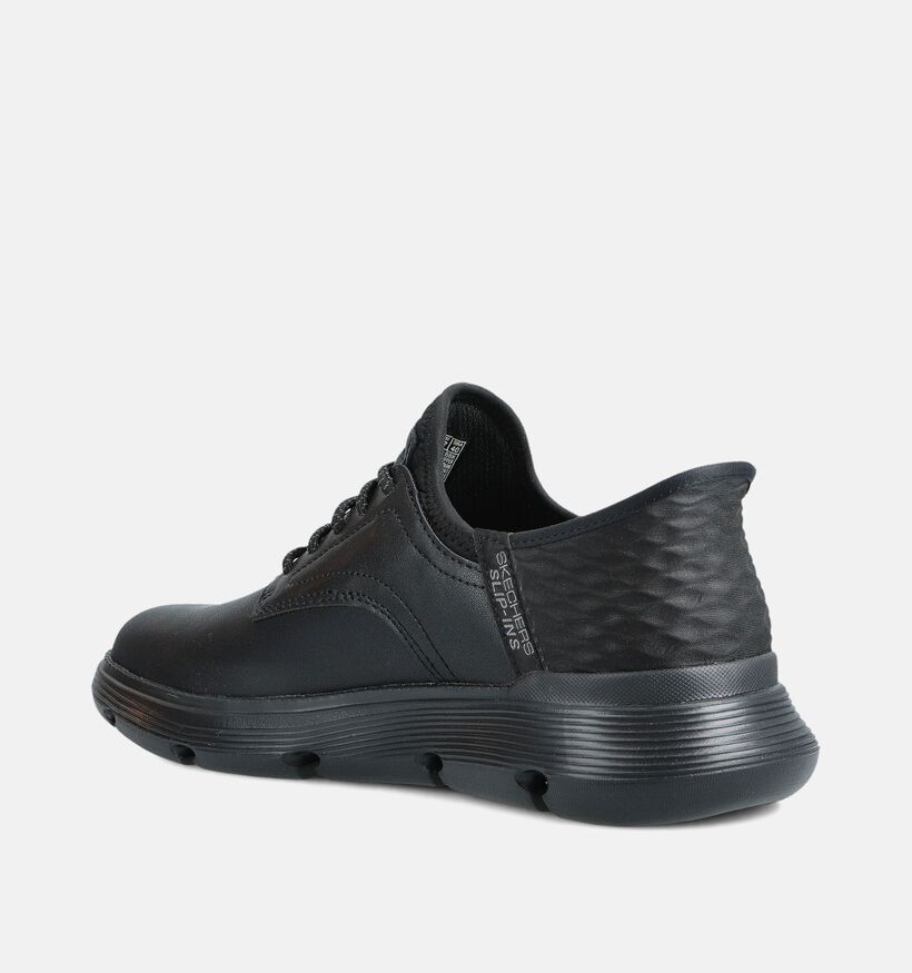 Skechers Garza Gervin Zwarte Slip-in Sneakers voor heren (371034)