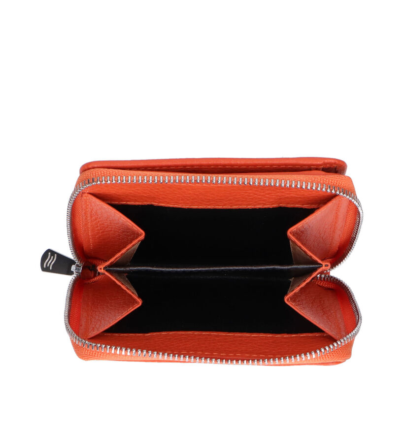 Crinkles Zwarte Ritsportemonnee voor dames (329716)