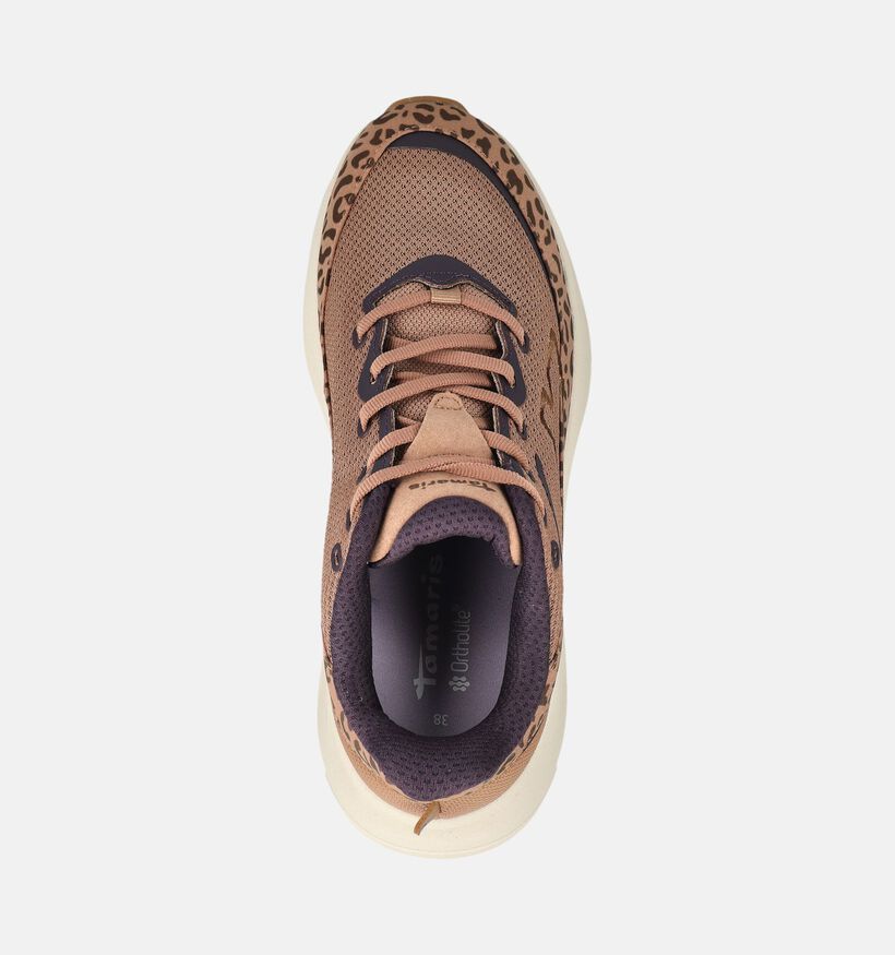 Tamaris Bruine Veterschoenen voor dames (376671) - geschikt voor steunzolen