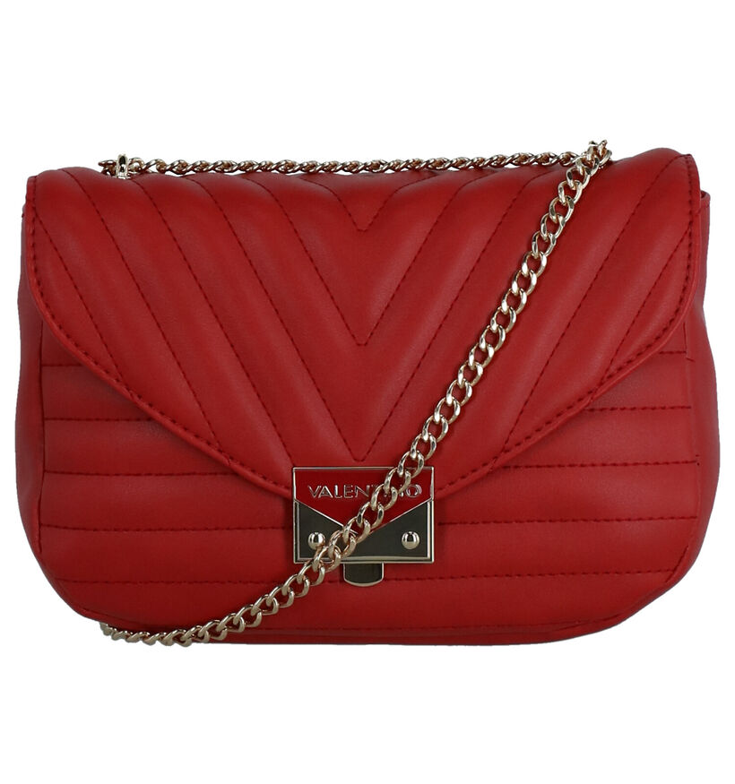 Valentino Handbags Cajon Sac porté croisé en Rouge en simili cuir (259240)