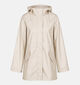 Vero Moda Malou Pearl Coated Lichtbeige Regenjas voor dames (378416)