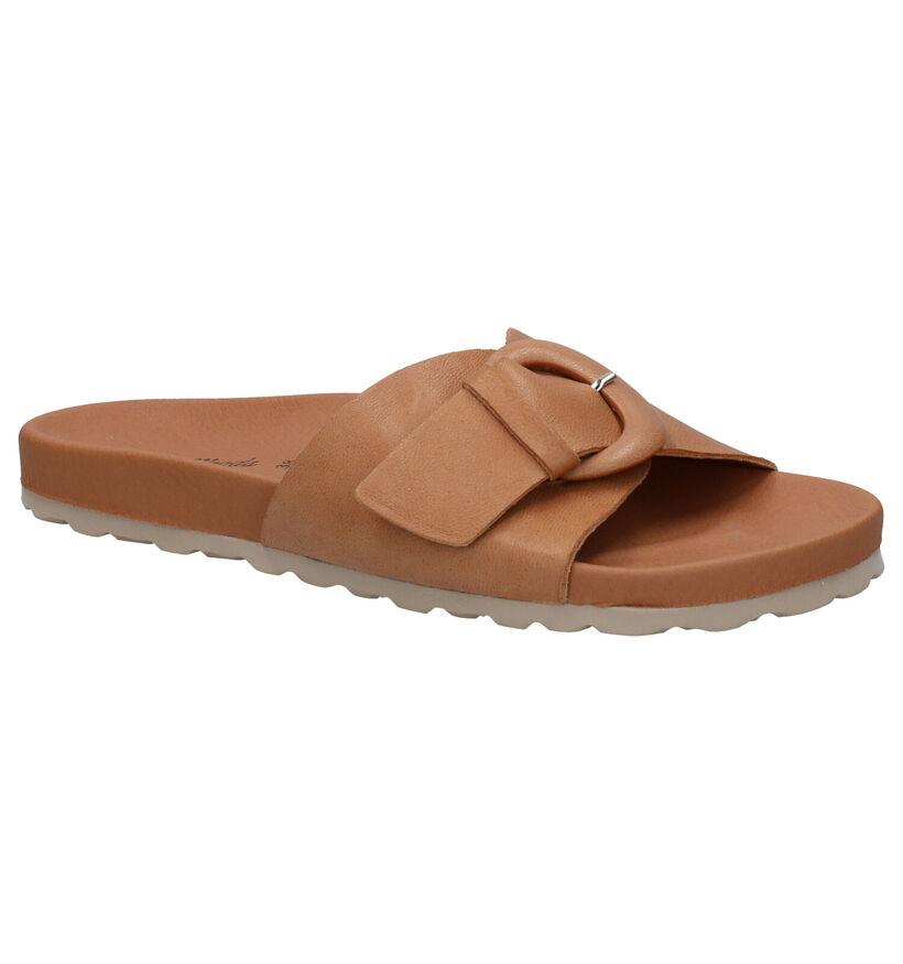 River Woods Nu-pieds en Cognac en cuir (271179)