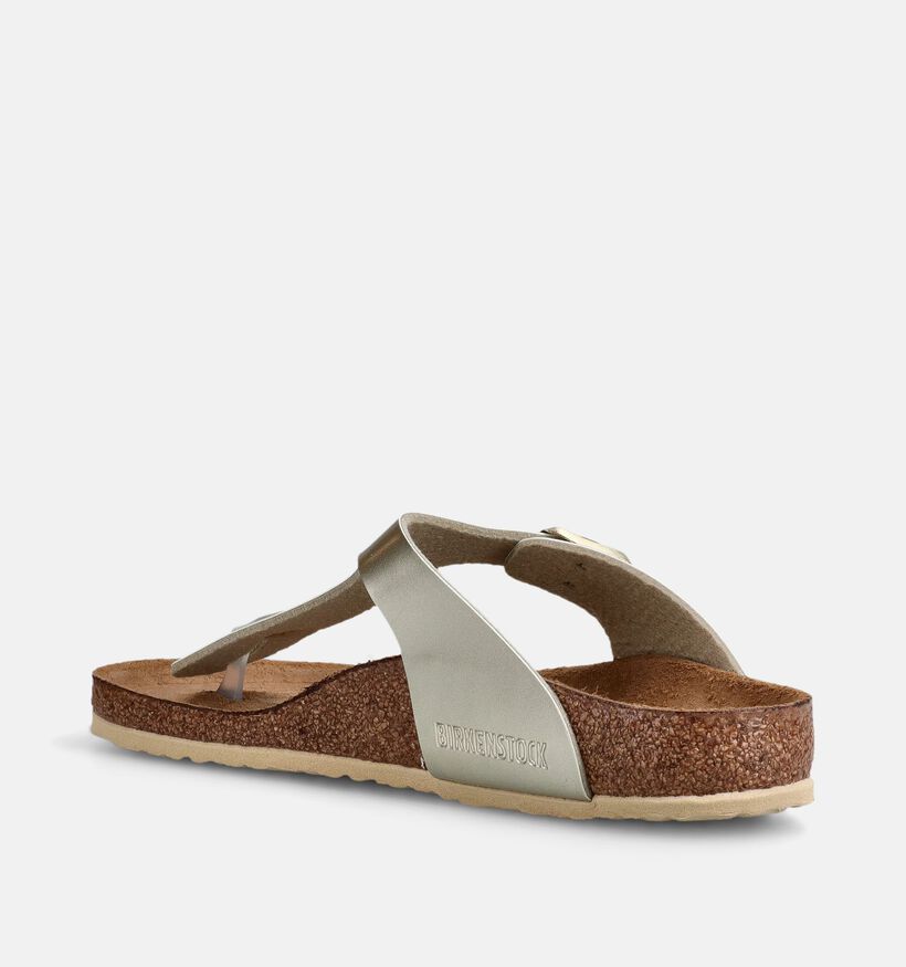 Birkenstock Gizeh Gouden Slippers voor meisjes (368476)