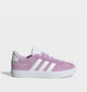 adidas VL Court 3.0 Baskets en Violet pour filles (366886) - pour semelles orthop&eacute;diques