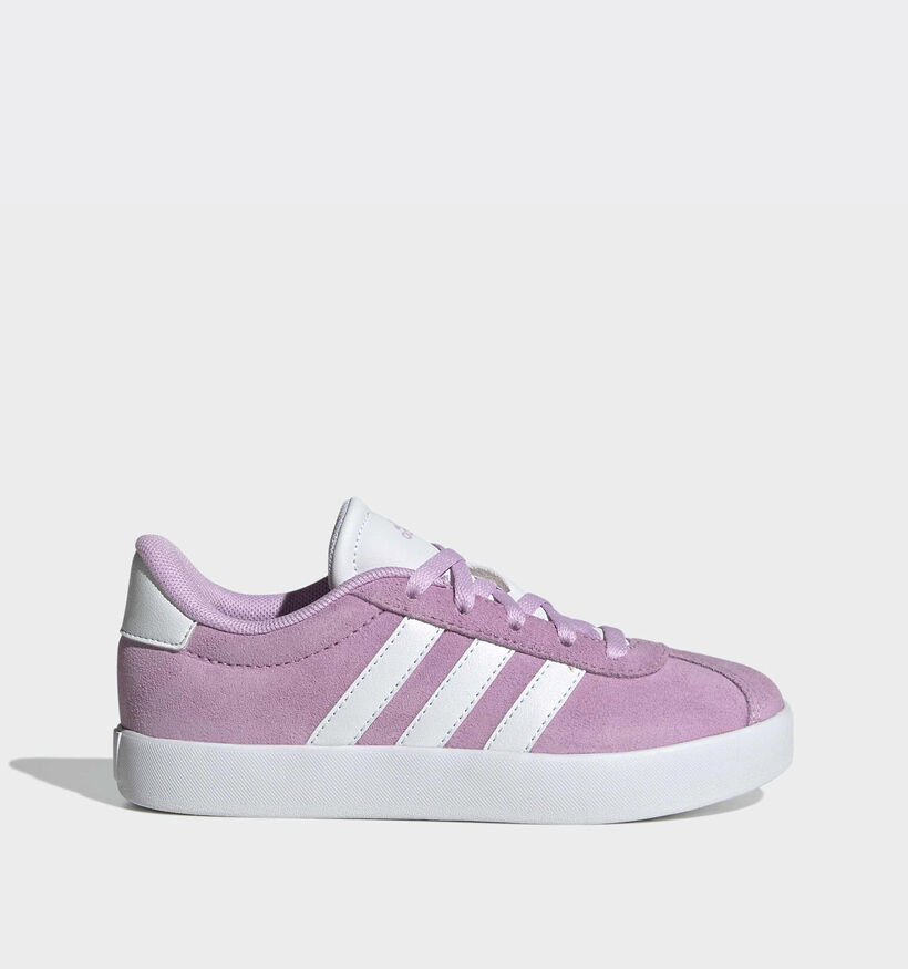 adidas VL Court 3.0 Baskets en Violet pour filles (366886) - pour semelles orthop&eacute;diques