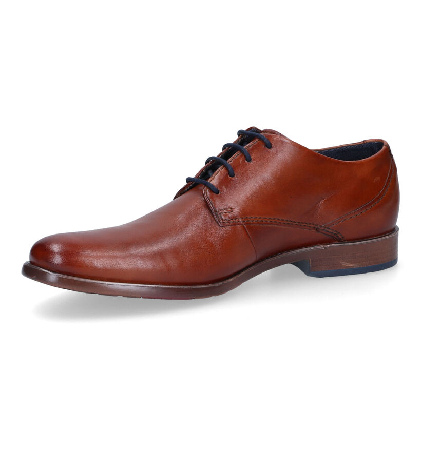 Bugatti Licio Chaussures à lacets en Cognac en cuir (311561)