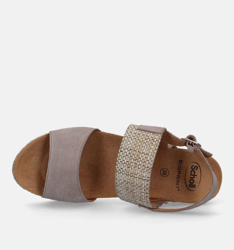 Scholl Elena Blauwe Sandalen Met Sleehak voor dames (336731)