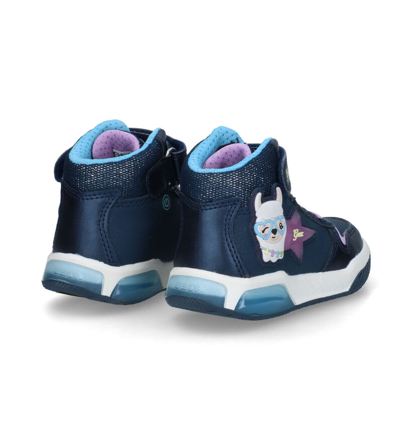 Geox Inek Blauwe Sneakers voor meisjes (312555) - geschikt voor steunzolen