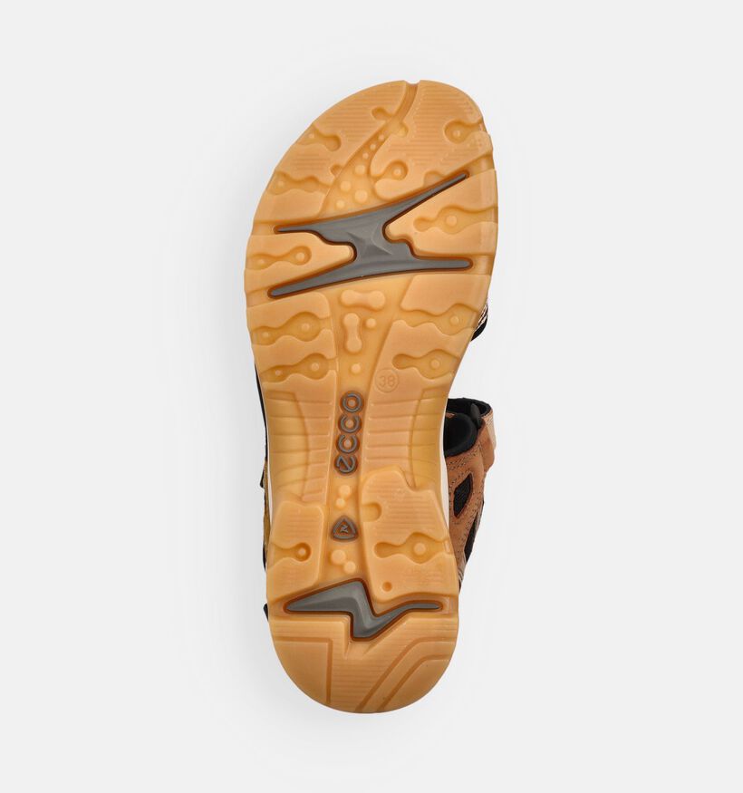 Ecco Offroad Sandales plates en Cognac pour femmes (369777)