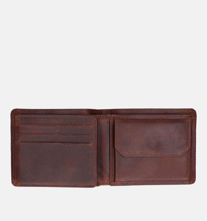 Maverick Bruine Portefeuille voor heren (358807)
