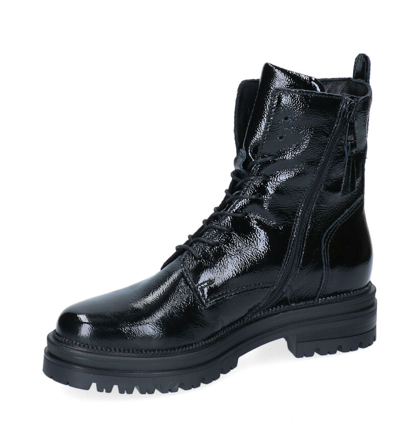 Mjus Boots à lacets en Noir en cuir (297882)