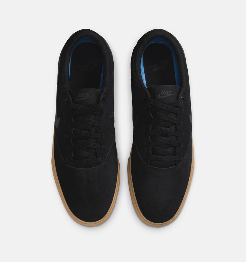Nike Charge Suede Baskets basses en Noir pour hommes (359899) - pour semelles orthopédiques