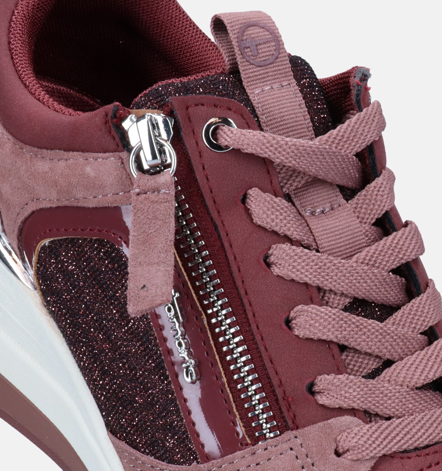 Sneakers dames met sleehak 2025