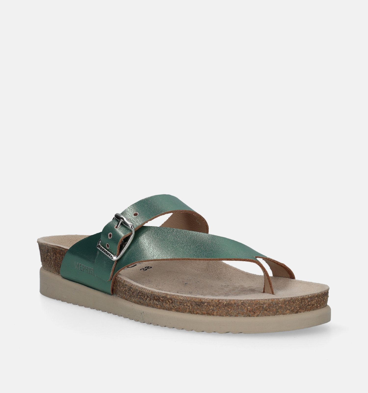 Mephisto Helen Groene Teenslippers Dames Slippers Online op TORFS.BE