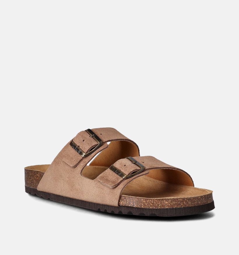 Scholl Julien Taupe Slippers voor heren (357579)