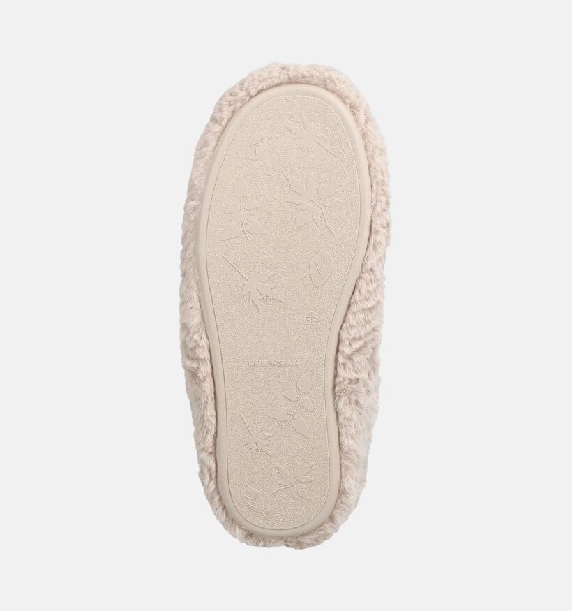 River Woods Greetje Pantoufles ouvertes en Beige pour femmes (381127) - pour semelles orthop&eacute;diques