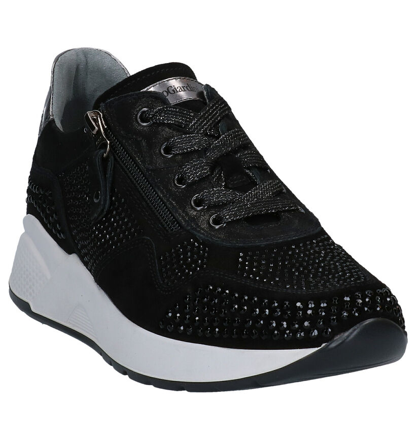 NeroGiardini Zwarte Sneakers in nubuck (278975)
