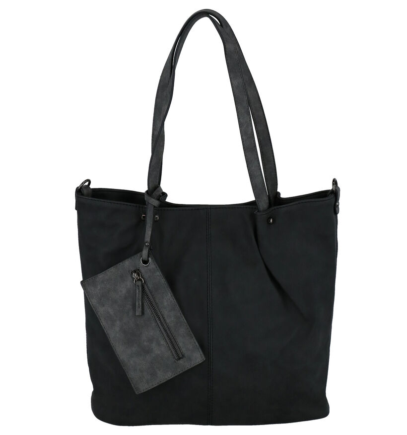 Emily & Noah Cabas Bag in Bag en Gris en simili cuir (284365)