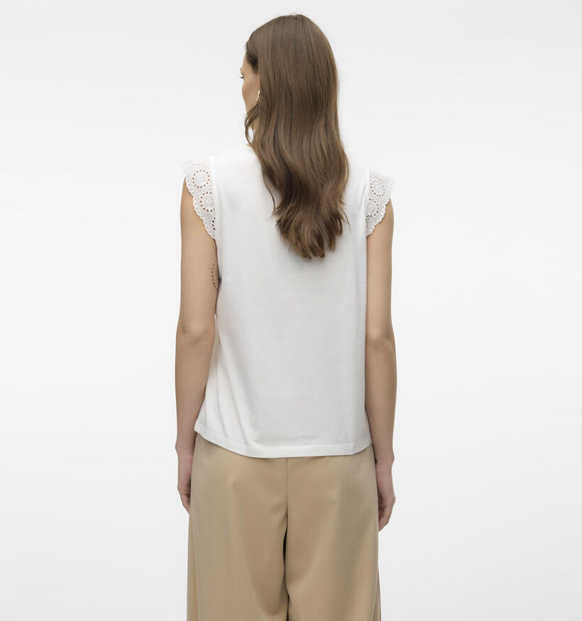 Vero Moda Emily T-shirt en Blanc pour femmes (337272)