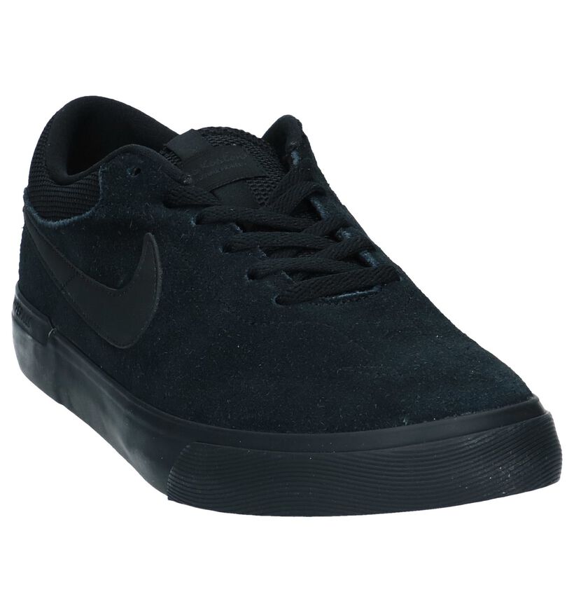 Nike SB Skate sneakers en Noir en daim (233442)