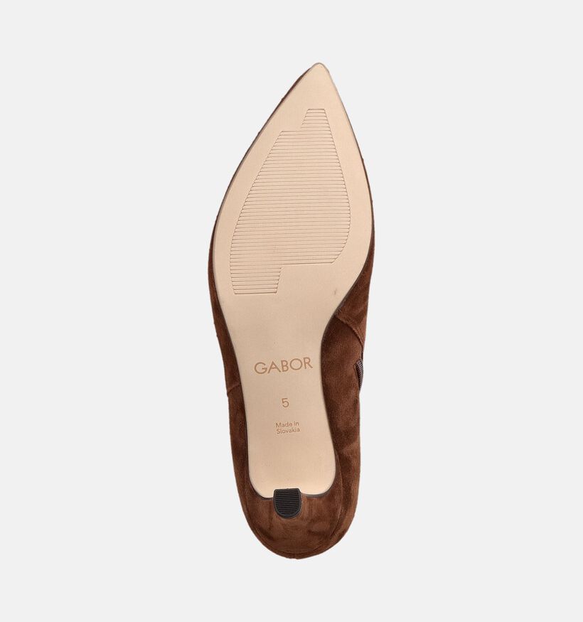Gabor Comfort Bottines &agrave; talons en Marron pour femmes (380058)