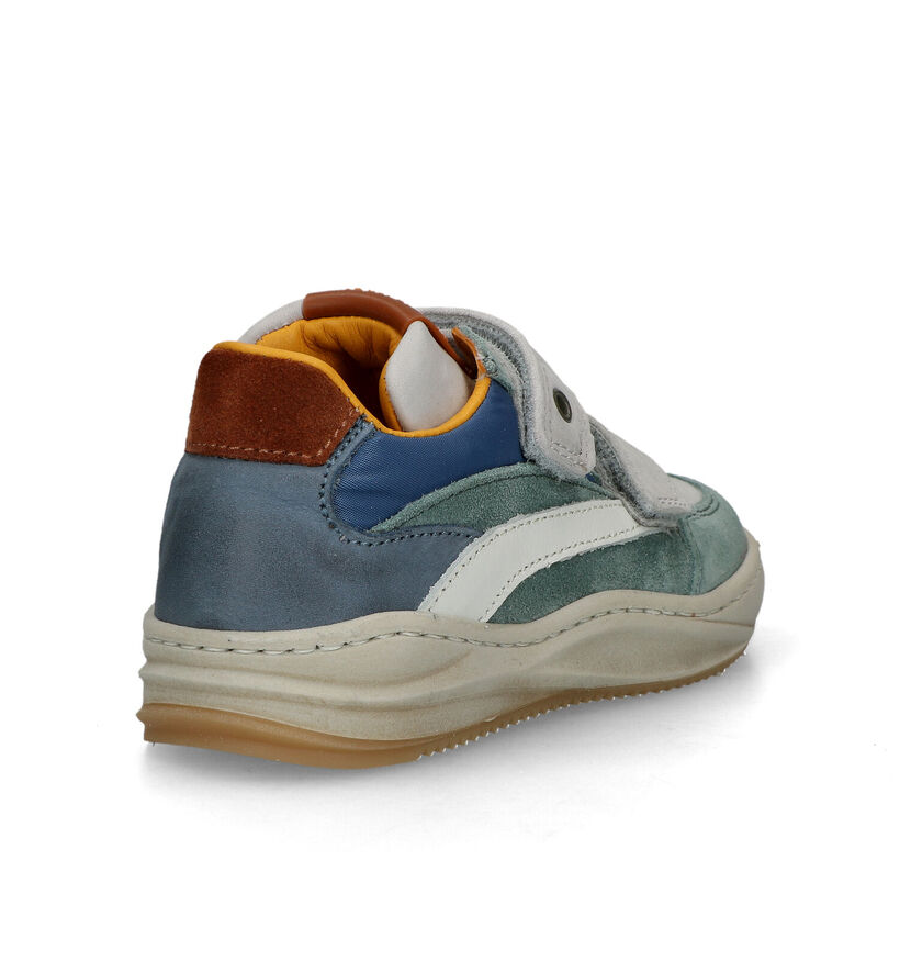 STONES and BONES Troep Grijze Velcroschoenen voor jongens (322088) - geschikt voor steunzolen