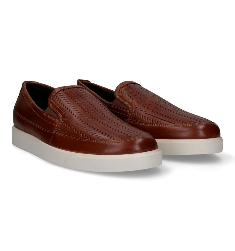 ECCO Street Lite M Cognac Instappers voor heren (321461) - geschikt voor steunzolen