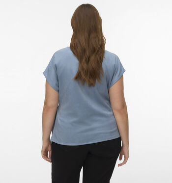 Vero Moda Curve T-shirts Blauw
