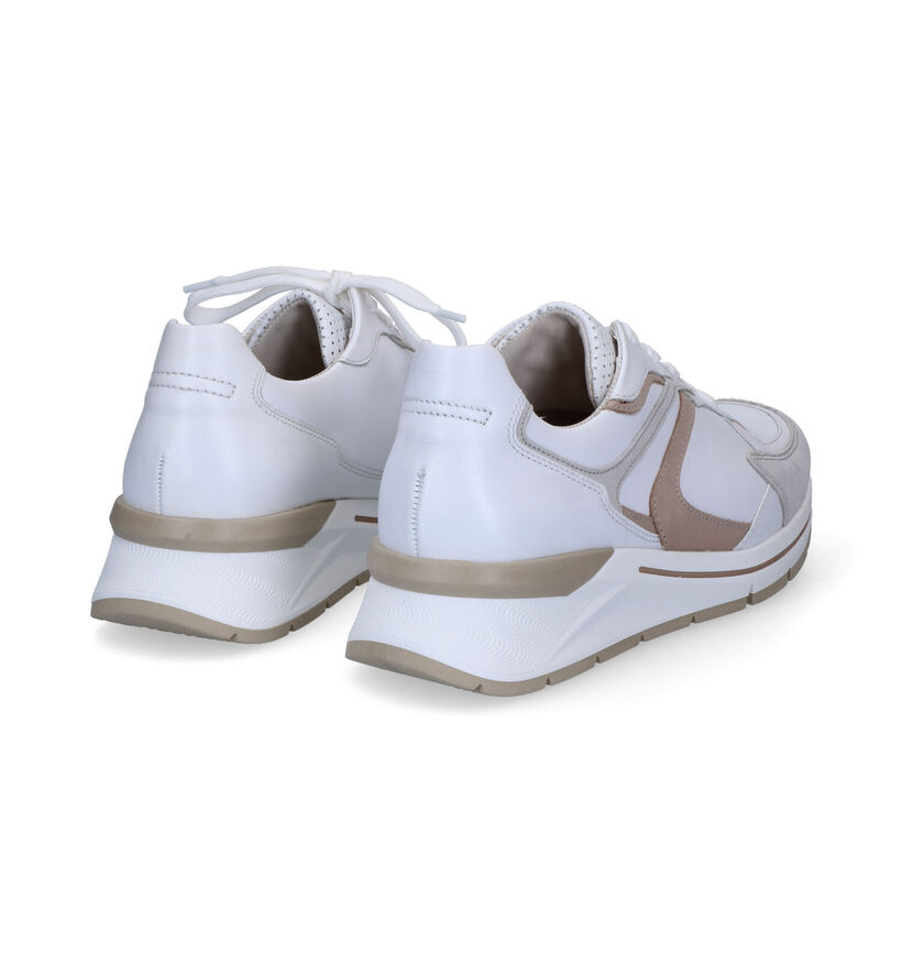 Gabor OptiFit Witte Sneakers voor dames (306189) - geschikt voor steunzolen