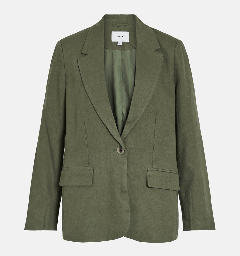 Vila Jolanda Linen Blend Groene Blazer voor dames (368039)